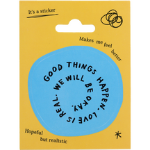 Good Things Happen Blue Spiral 