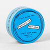 A roll of bright blue packing tape printed with the text "IT'S JUST PACKING TAPE," "NOTHING TO SEE HERE," and "DON'T EVEN WORRY ABOUT IT AT ALL."