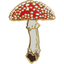 Product Image for berkley-natural-values-mushroom-enamel-pin
