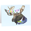 Product Image for berkley-rbi-19-thank-you-moose-greeting-card