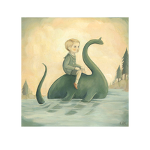 In The Secret Lake Print