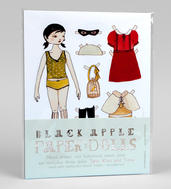 Emily Winfield Martin Black Apple Paper Dolls at