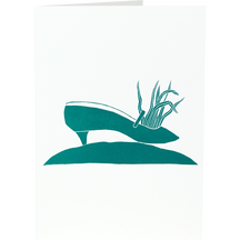 Shoe with Grass