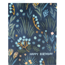 Happy Birthday Blue Floral