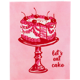 Product Image for christa-pierce-lets-eat-cake-greeting-card