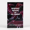 A paperback book cover with the title “MAKING SENSE OF OLYMPIA” and the author name “DAVID SCHERER WATER,” illustrated with several red bird-like figures on a black background.