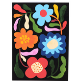 Product Image for durido-dur-72-bold-blooms-black-greeting-card