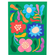 Bold Blooms Green