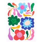 Product Image for durido-dur-74-bold-blooms-cream-greeting-card