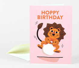 Hoppy Birthday Lion