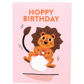 Product Image for durido-dur-75-hoppy-birthday-lion-greeting-card