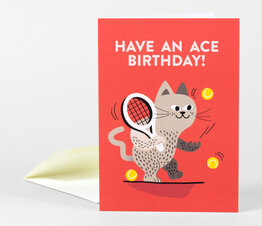 Tennis Cat Birthday