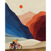 Product Image for durido-travel-by-bike-print