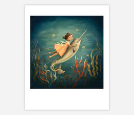 Dream Animals: Narwhal and Girl