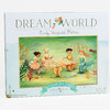 A boxed 60-piece jigsaw puzzle titled "DREAMWORLD" with the subtitle "MERMAID TEA PARTY," featuring an underwater tea party scene with mermaids and sea creatures, and the text "Emily Winfield Martin" and "MADE IN USA."