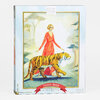 A boxed 500-piece jigsaw puzzle featuring an illustration of a woman in a red dress standing beside a tiger, with the title "TIGER'S BRIDE" on the front.