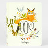 A board book titled "OOKO" by Esmé Shapiro with a cover illustration of an orange fox-like animal surrounded by leaves and flowers.