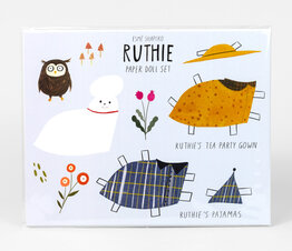 Ruthie Paper Dolls Set