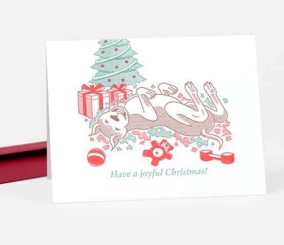 Joyful Dog Christmas