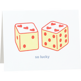 Product Image for fickle-hill-so-lucky-dice-card