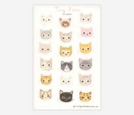 Tiny Faces Sticker Set