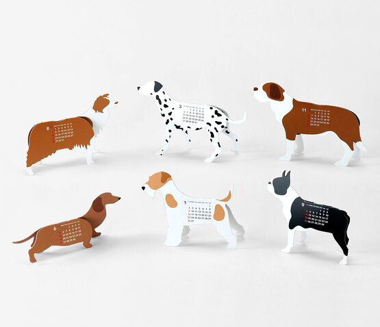 Good Morning, Inc. - Dogs - Paper Craft Calendar At Buyolympia.com