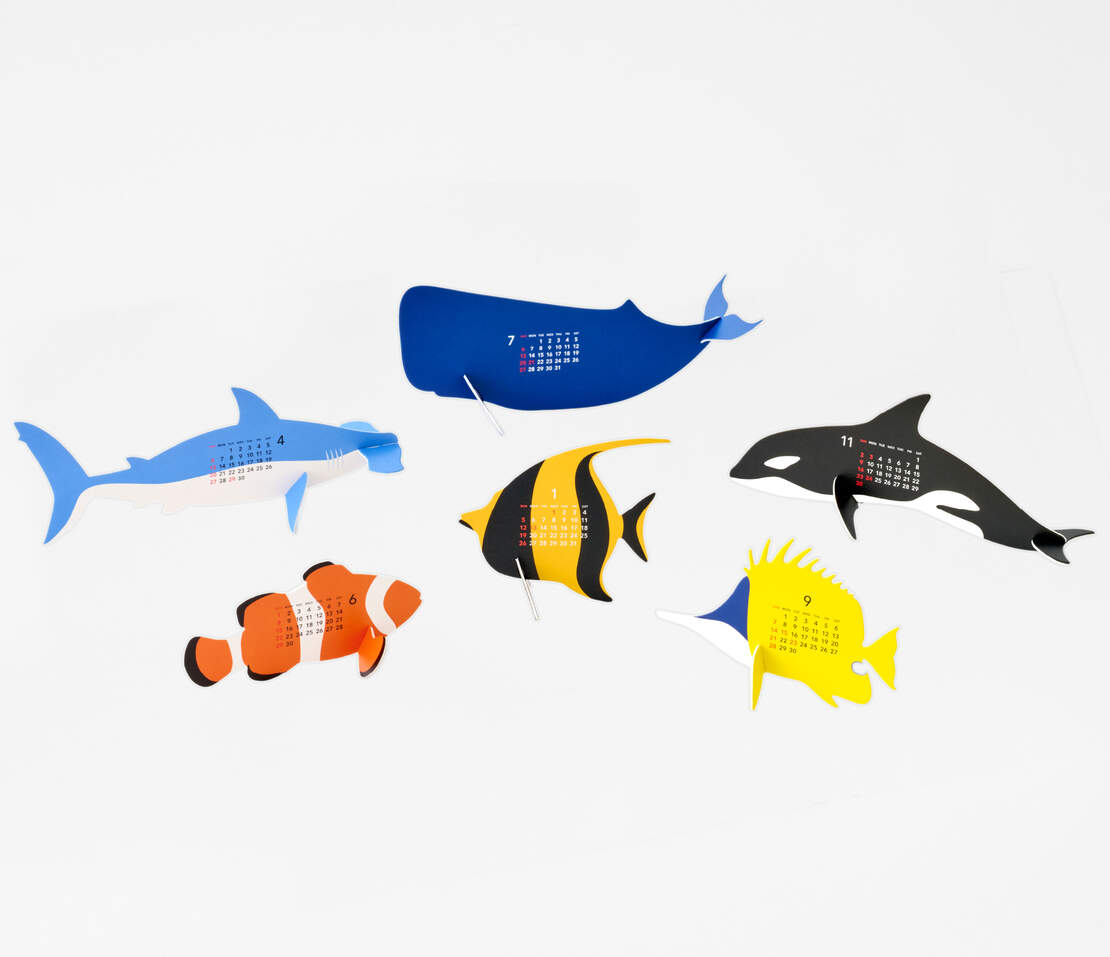 Good Morning, Inc. Ocean Paper Craft Calendar at