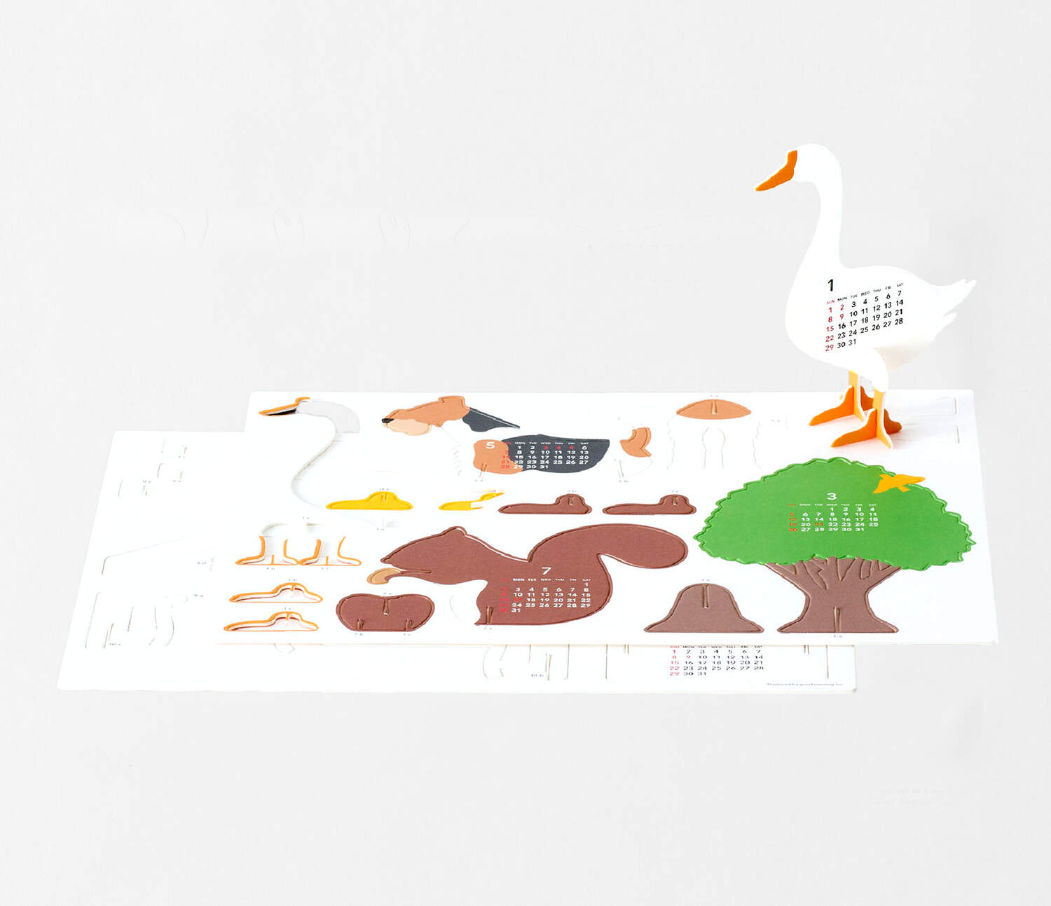 Good Morning, Inc. - Park - Paper Craft Calendar at buyolympia.com
