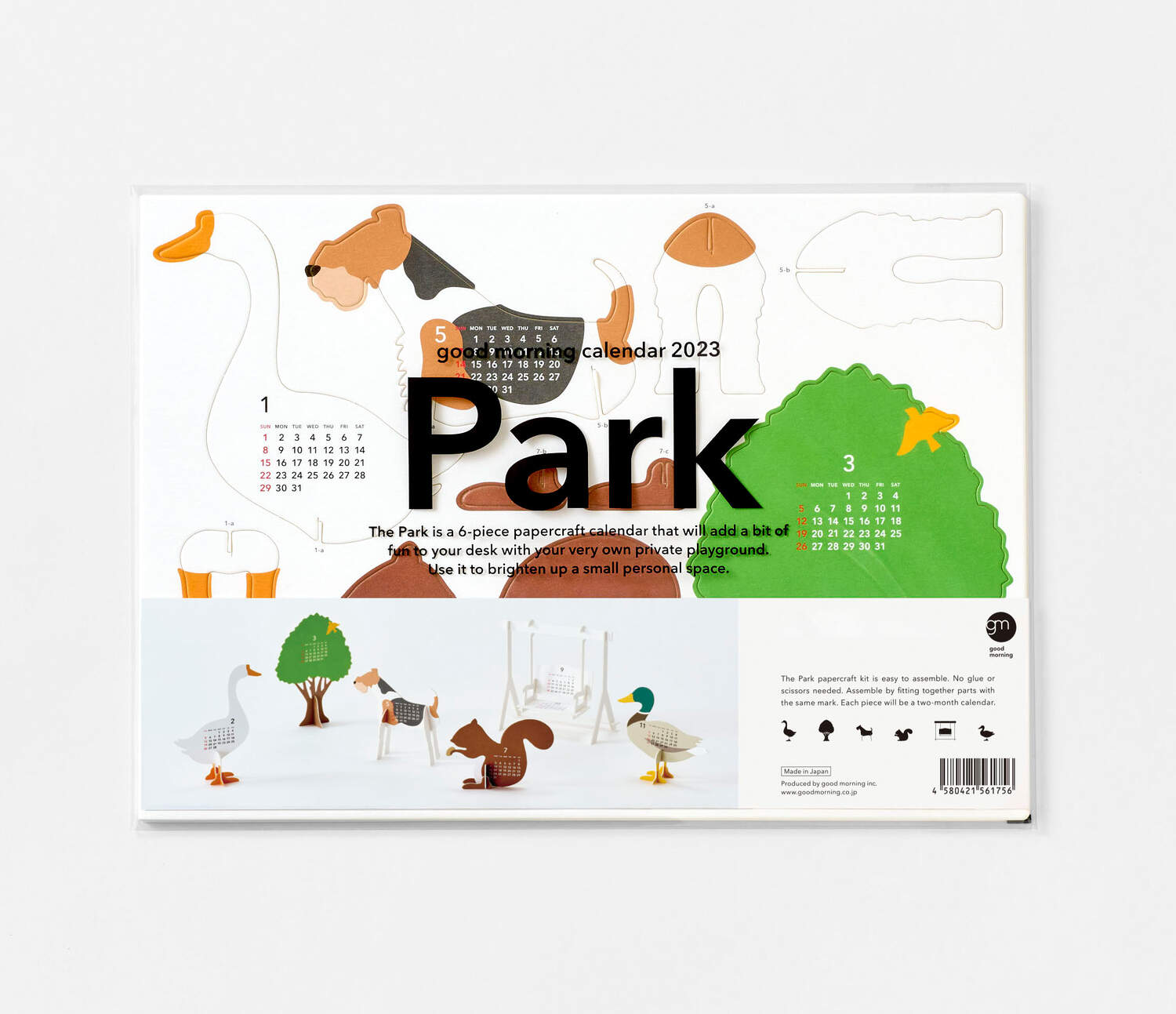 Good Morning, Inc. - Park - Paper Craft Calendar at buyolympia.com