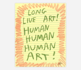 Long Live Human Art!