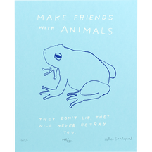 Make Friends with Animals (Blue)