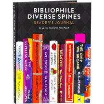 Bibliophile Diverse Spines Reader's Journal 