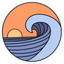 Product Image for lake-effect-press-wave-sticker