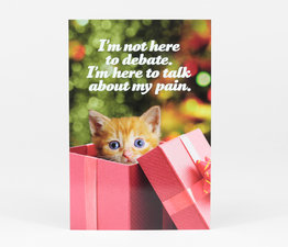 I'm Not Here to Debate