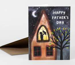 Happy Father's Day Window