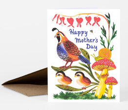 Happy Mother's Day Quails