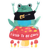 Product Image for little-truths-studio-lts-124-i-used-to-be-cool-frog-sticker