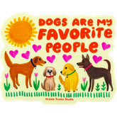 Product Image for little-truths-studio-lts-188-dogs-are-my-favorite-people-sticker