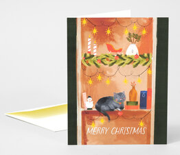 Merry Christmas Cat