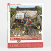 A boxed 500-piece jigsaw puzzle labeled "The Walled Garden" with an illustration of a cottage garden and the text "LORÉ PEMBERTON" and "PUZZLE COMPANY NEW YORK."