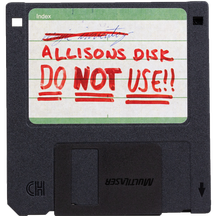Allison's Personal Floppy Disk