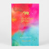 A colorful hardcover diary with a gold elephant icon and the text "start where you are," "WEEK-AT-A-GLANCE DIARY," and "Meera Lee Patel" on the cover.