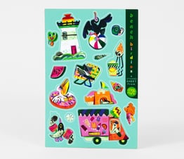 Beach Birdies Sticker Sheet