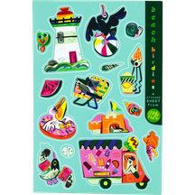 Beach Birdies Sticker Sheet