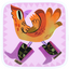 Product Image for meg-hunt-bird-with-boots-sticker