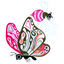 Product Image for meg-hunt-butterfly-and-bee-sticker