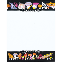 Midnight Mushrooms Notepad