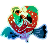 Product Image for meg-hunt-pretzel-wrestler-sticker