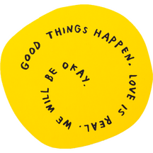 Good Things Happen Yellow Spiral 