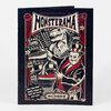 A retro horror zine or booklet titled "MONSTERAMA" with "#3" and "est 2020" printed on the cover, featuring a dinosaur, a top-hatted monster figure, and several starburst text callouts.